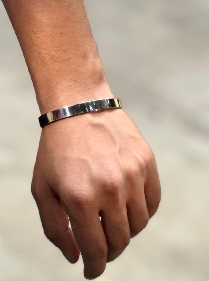 Silver Steel Bracelet