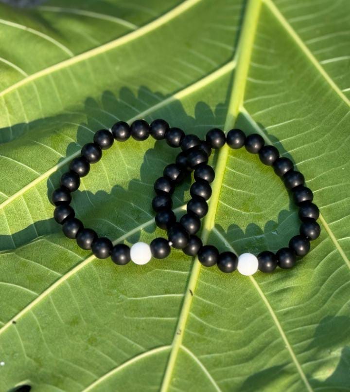Black Beads Bracelet